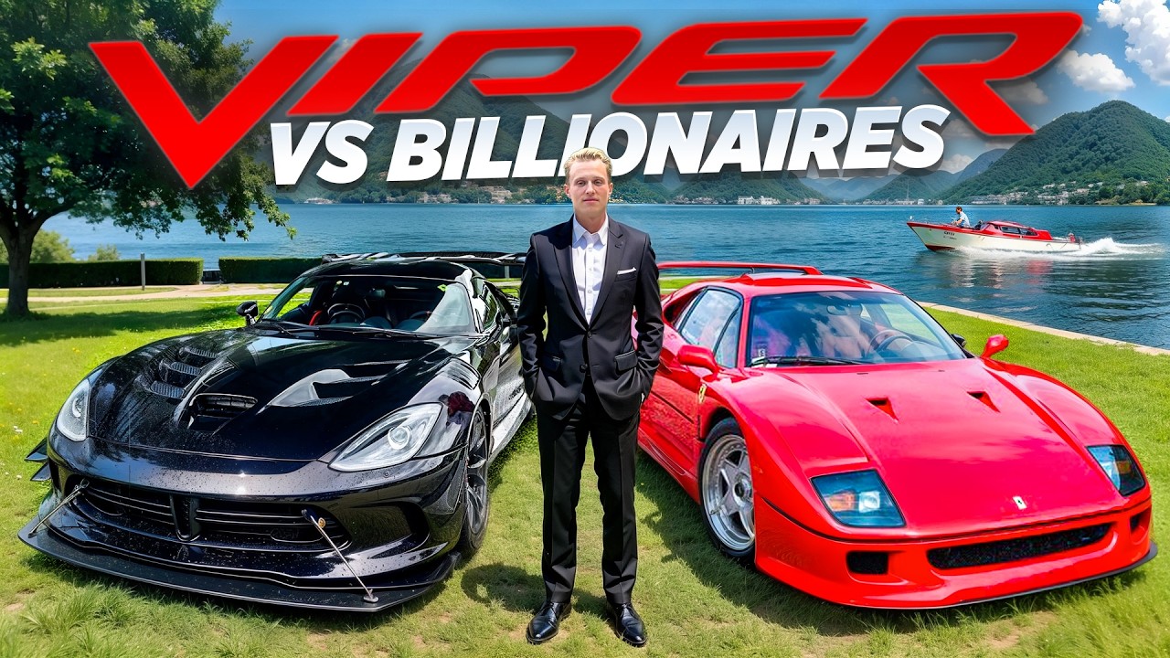 Breaking into the MOST EXCLUSIVE CAR EVENT? - Dodge Viper ACR vs. Hypercars