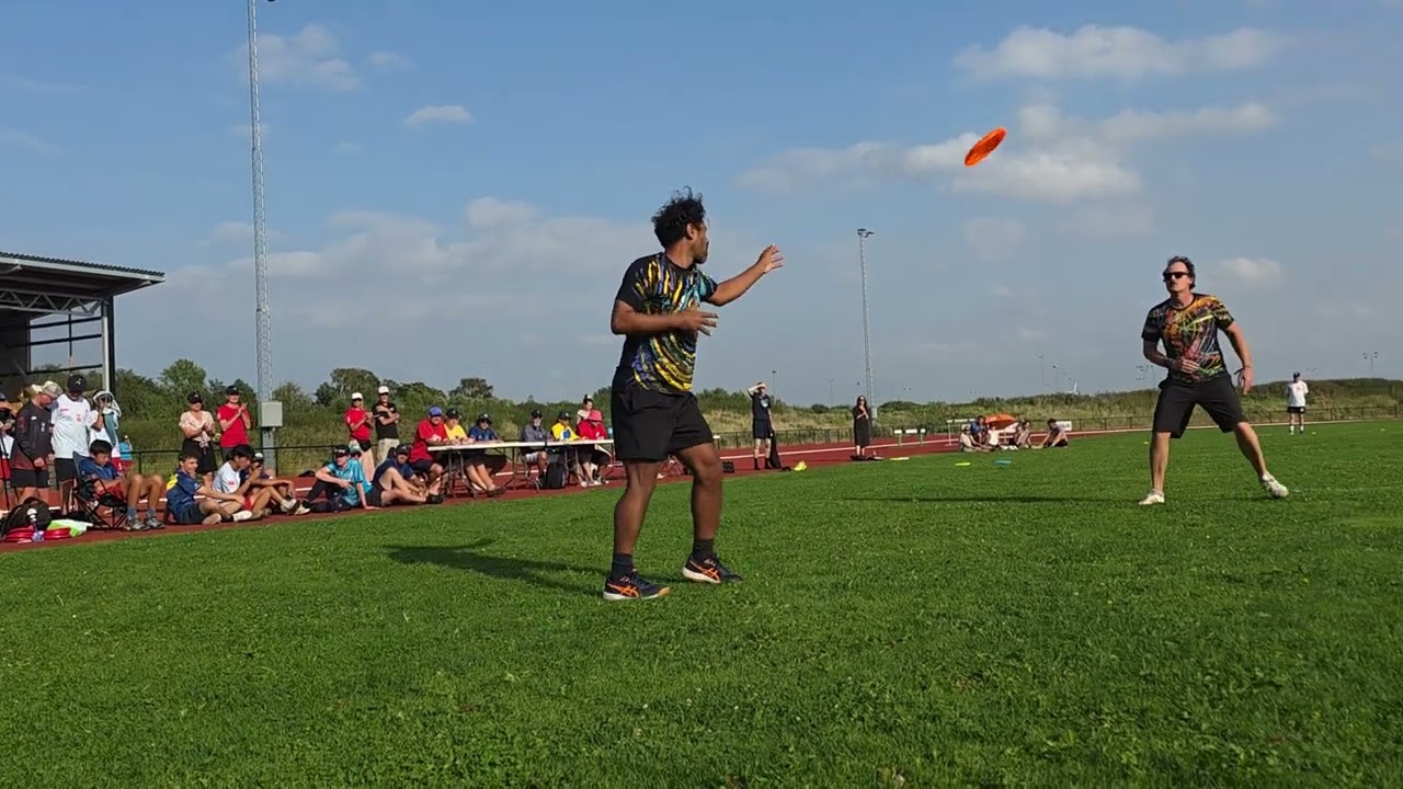 World Overall Flying Disc Championships 2025 FREESTYLE 1st place Jan M&oslash;ller S&oslash;rensen/ Pablo Mosquera