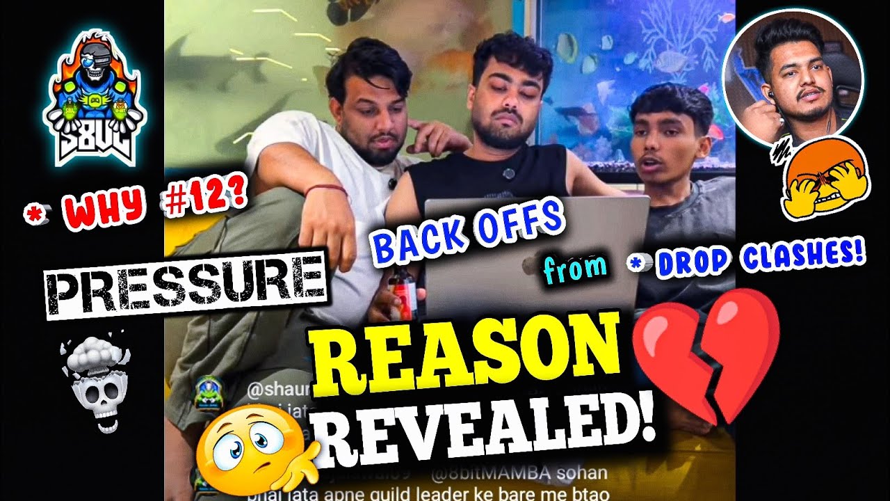🚨 Why S8UL #12, REASON REVEALED by S8UL SOHAN Reply IGL BACK OFFS From Drop Clashes! 😔💔