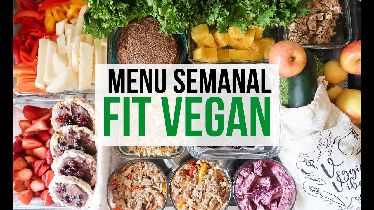 MENÚ VEGANO SEMANAL # 4 🍜  FIT VEGAN ALTO EN PROTEÍNA 💪🏽🌱  MEAL PREP