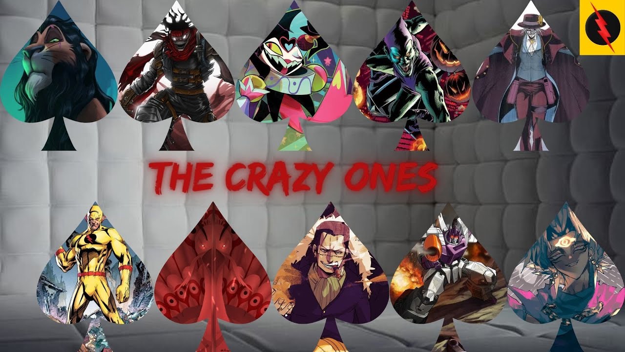 Villains Tribute The Crazy Ones MEP Collab