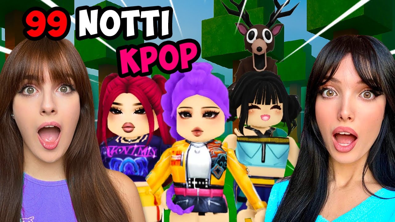 Le KPOP DEMON HUNTERS sopravvivono 99 NOTTI nella FORESTA su ROBLOX!