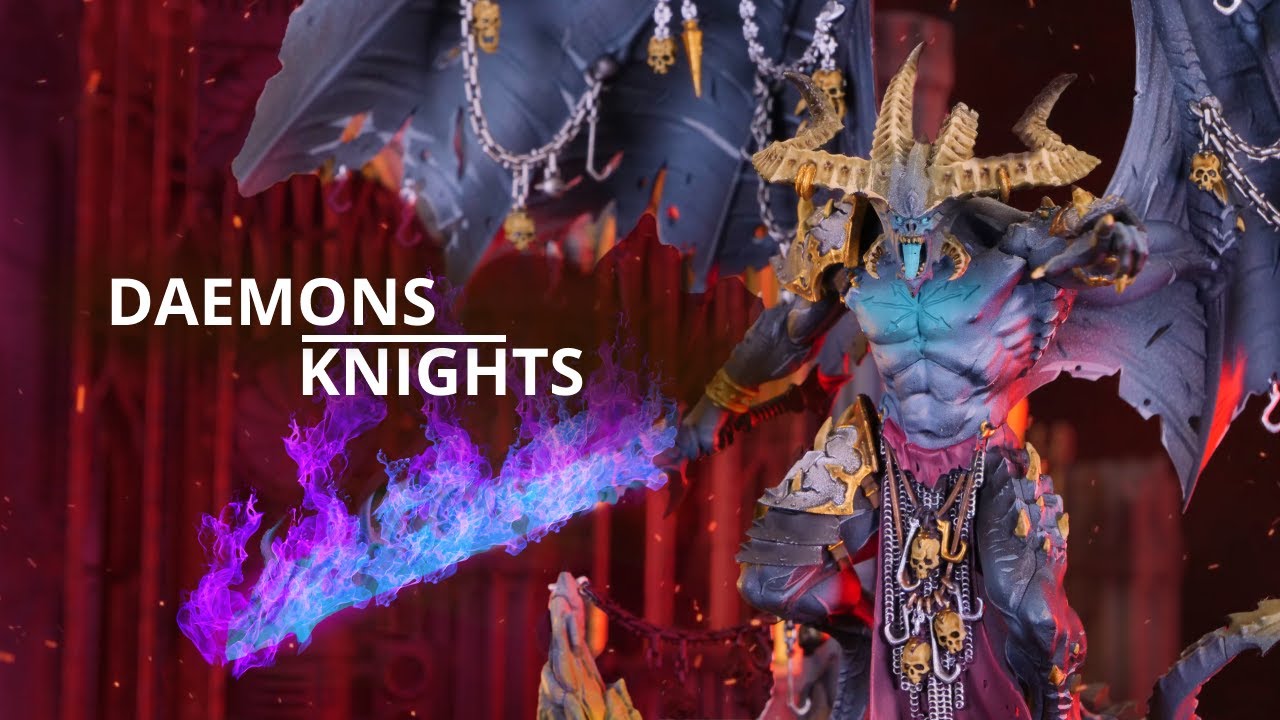 Chaos Daemons vs Imperial Knights - A 10th Edition Warhammer 40k Battle Report