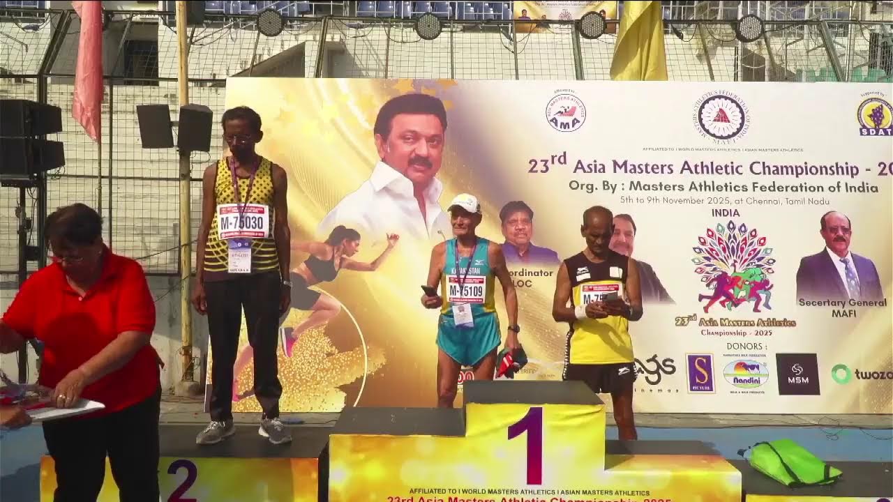 Asia Masters Athletic Championship - 2025 Live Stream