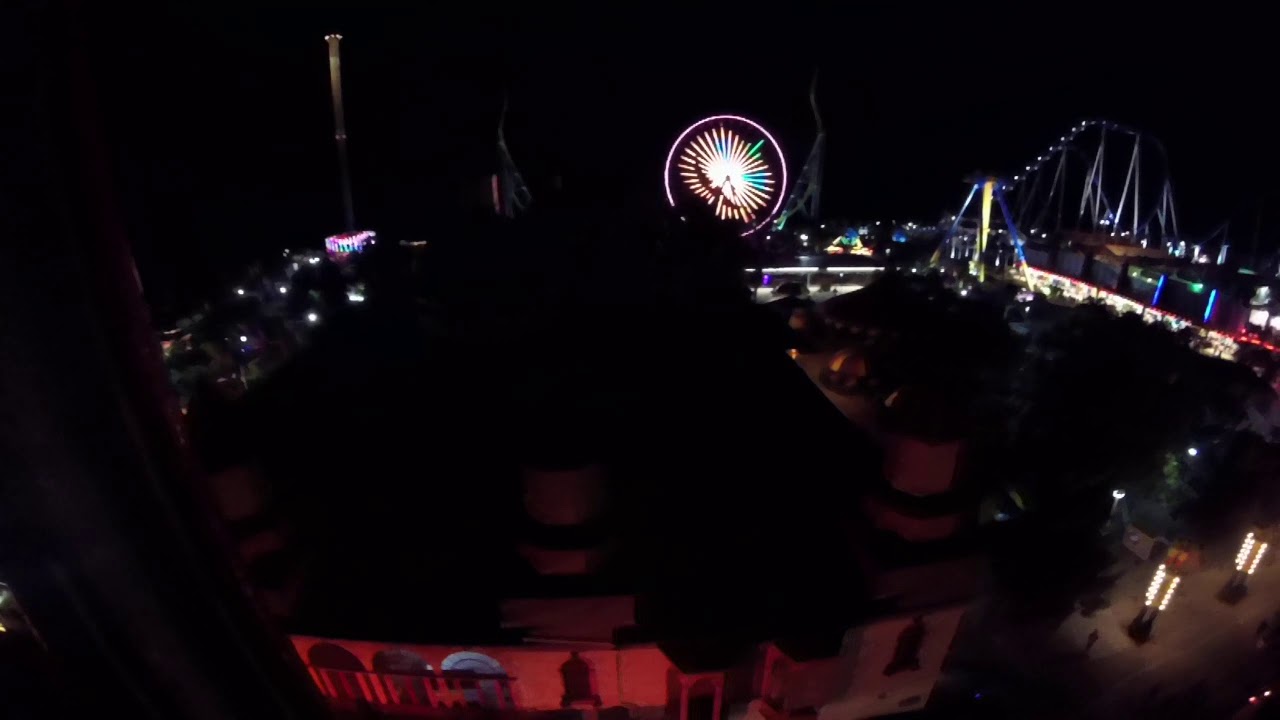 Cedar Point main midway after dark.