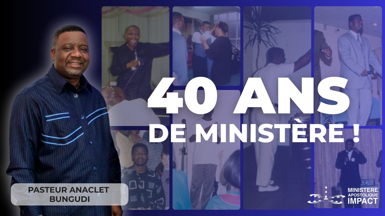 INTERVIEW - Les 40 ans de ministère du pasteur Anaclet Bungudi