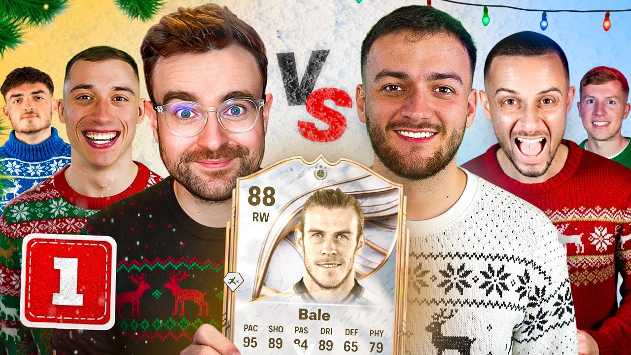 3 VS 3 SQUAD BUILDER SHOWDOWN!!! FC26 Advent Calendar Day 1 vs Hashtag House