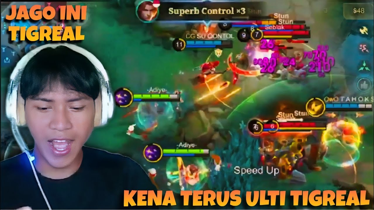 Kalo Ketemu Tigreal Kayak Begini Auto Menang Kena Terus Ultinya Haha! - Mobile Legends