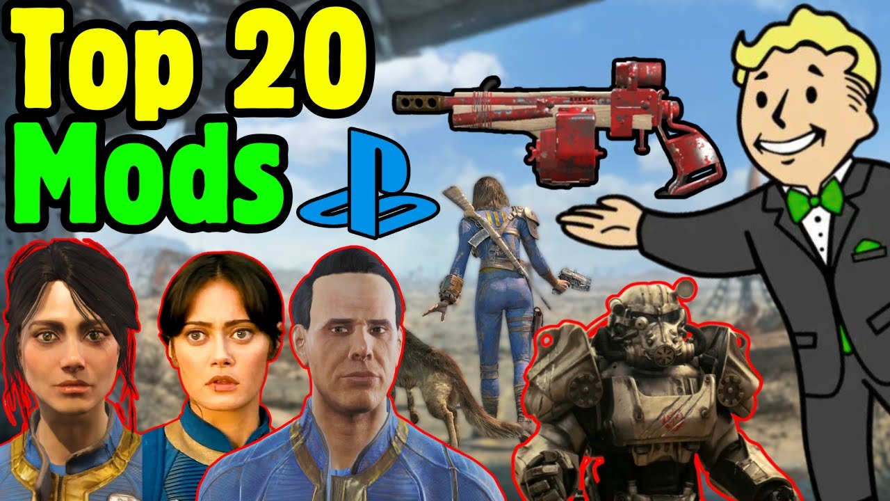 TOP 20 BEST FALLOUT 4 MODS PS4/PS5