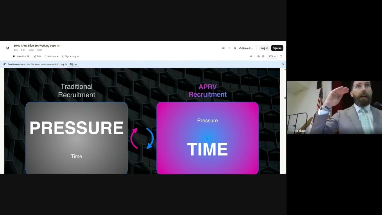 APRV Advantages   Benjamin Daxon MD