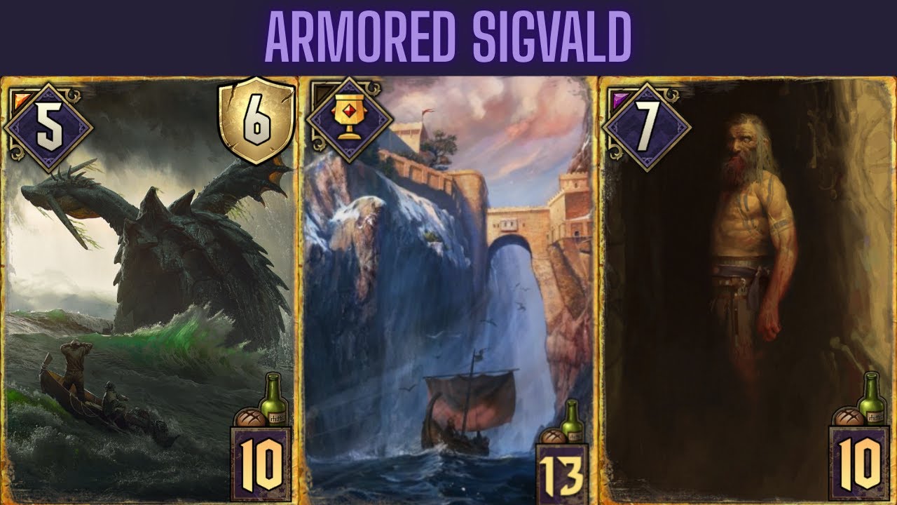 Gwent | Dracoturtle Armor-boost ft. Sigvald | Skellige