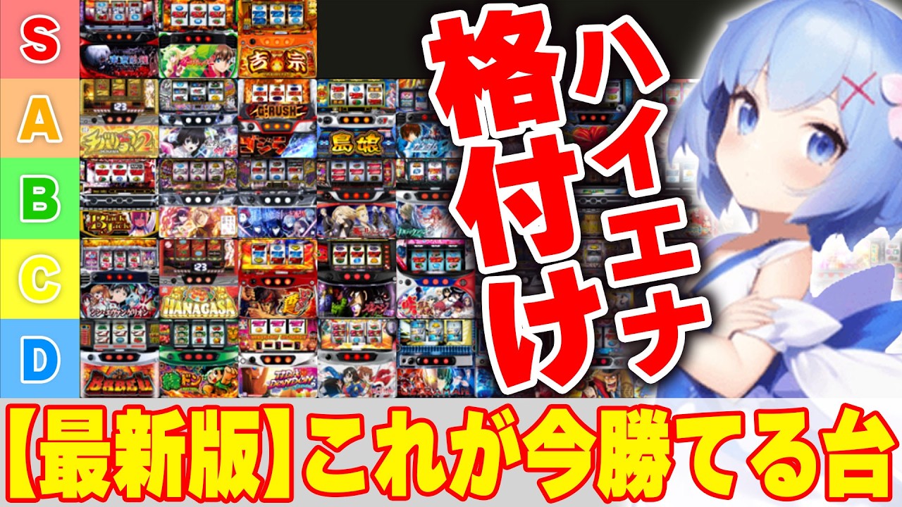 【ハイエナ格付け最新版】勝ちたいならこれを見ろ！ 今勝てる台をスロプロが徹底解説します。