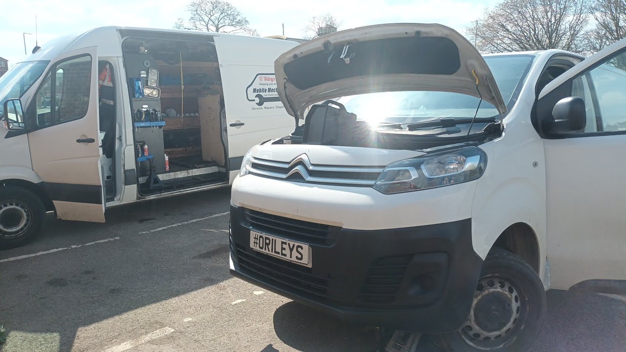 Citroën Dispatch 1.6. Мигает индикатор сервисного обслуживания AdBlue. Температурное старение кат...
