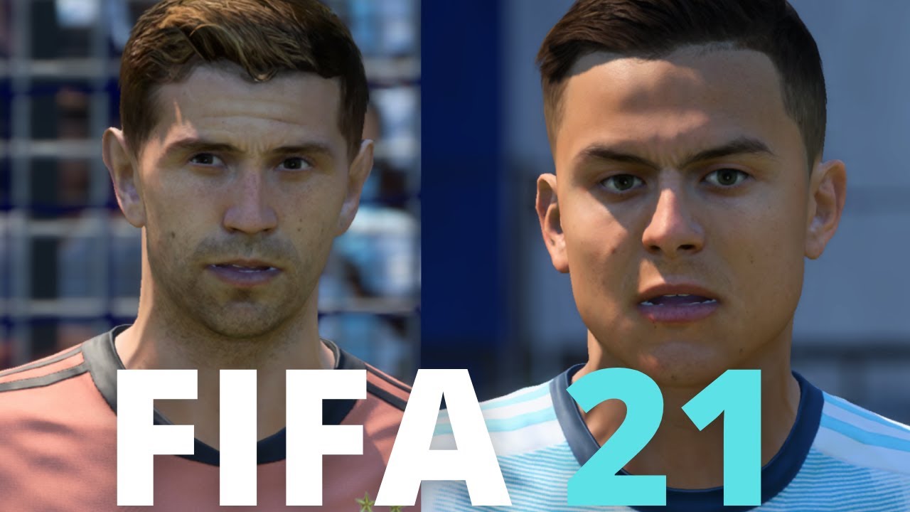 FIFA 21 All Argentina Real Faces