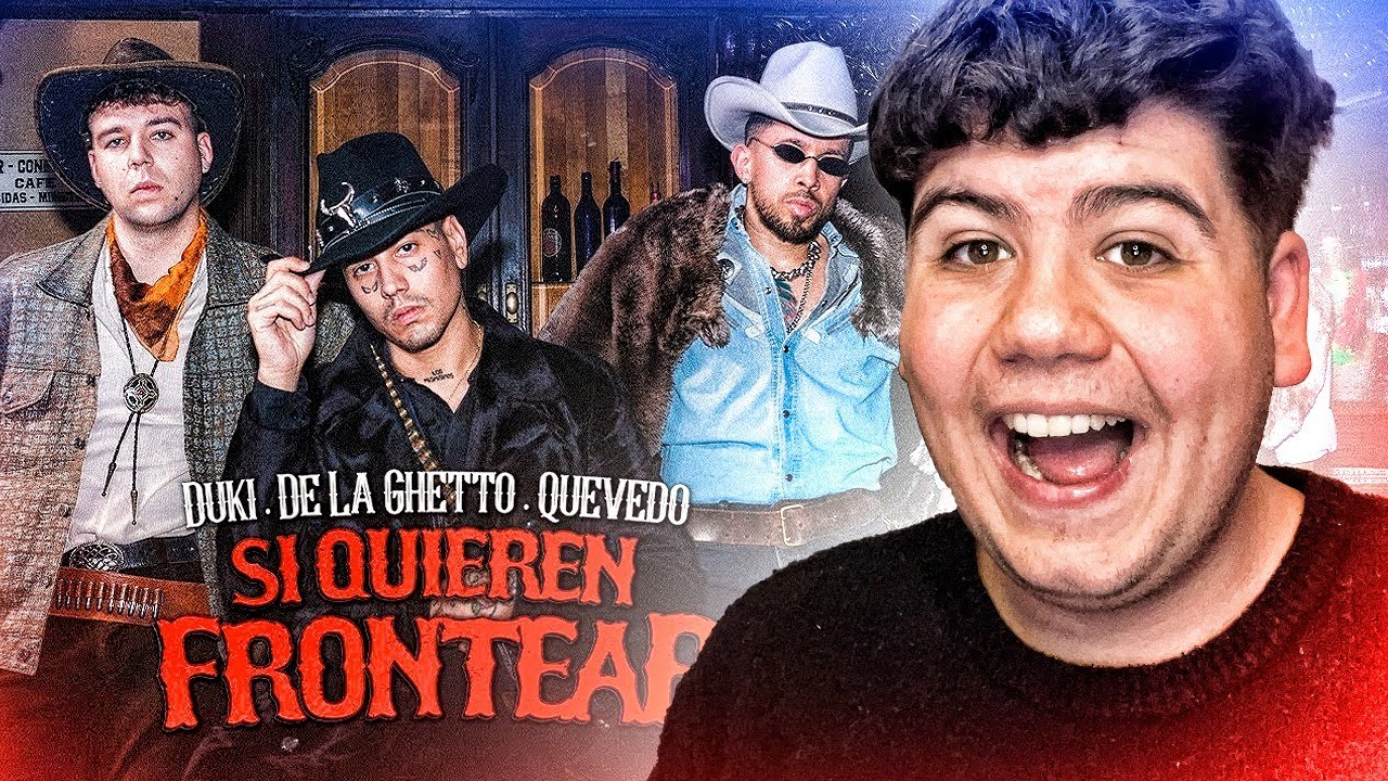 REACCION a DUKI, De La Ghetto, Quevedo - Si Quieren Frontear (Video Oficial)