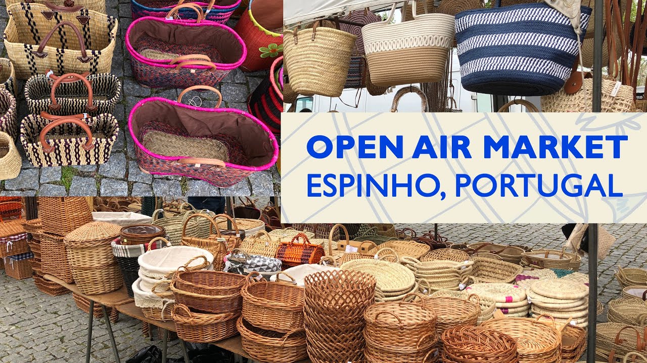 Full Video: Open Air Market in Espinho, Portugal