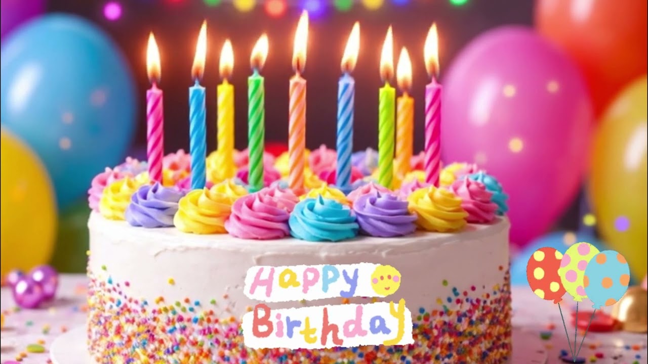 Happy Birthday To You 🎂 | Classic Birthday Song (English Version)