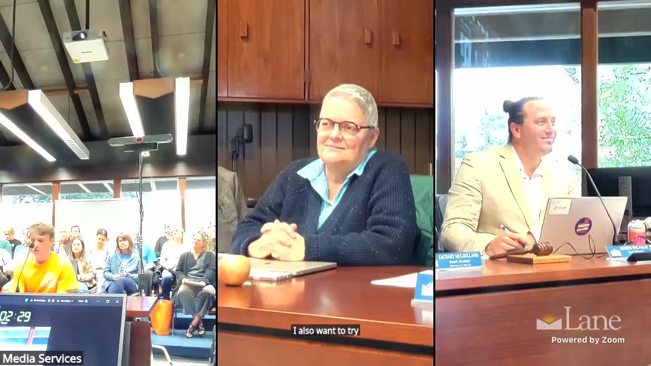 Lane Community College Board of Education Meeting 9-30-2025