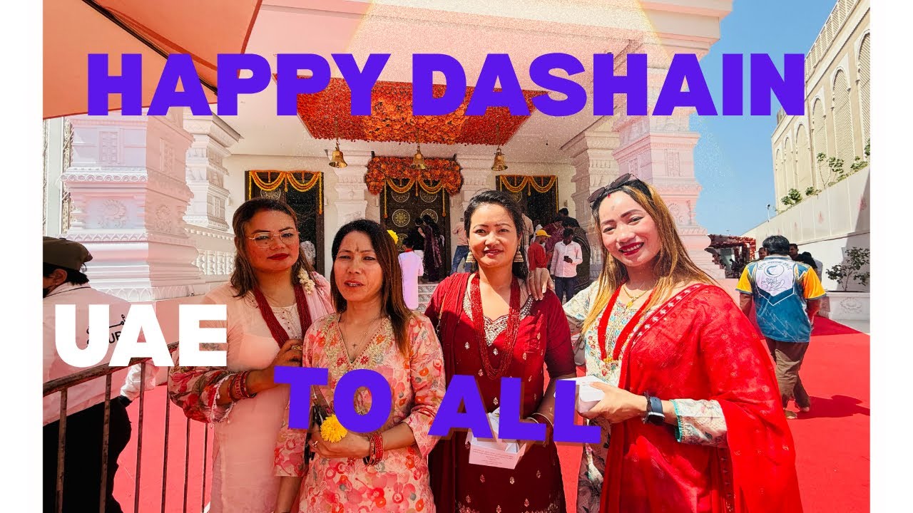 Dashain celebrates in UAE. 