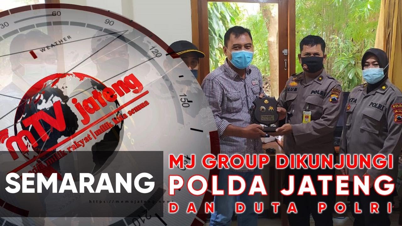 HUMAS POLDA JATENG KUNJUNGI REDAKSI MJ GROUP