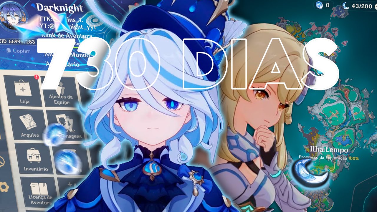 Eu joguei GENSHIN por 730 DIAS 😶 | O que eu fiz? | Genshin Impact