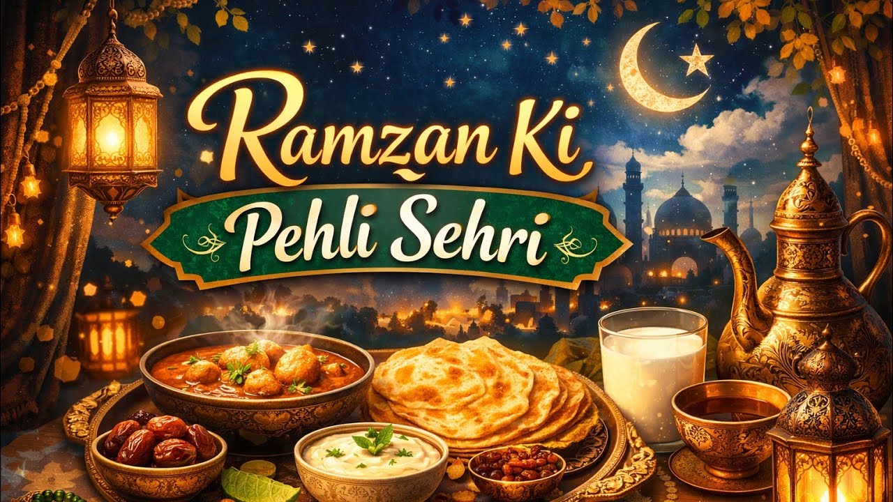 aap sabhi ko Ramzan mubaarak 🌛🌛 aaj pheli sehri h ✨✨✨#ramzan #The spice route is live