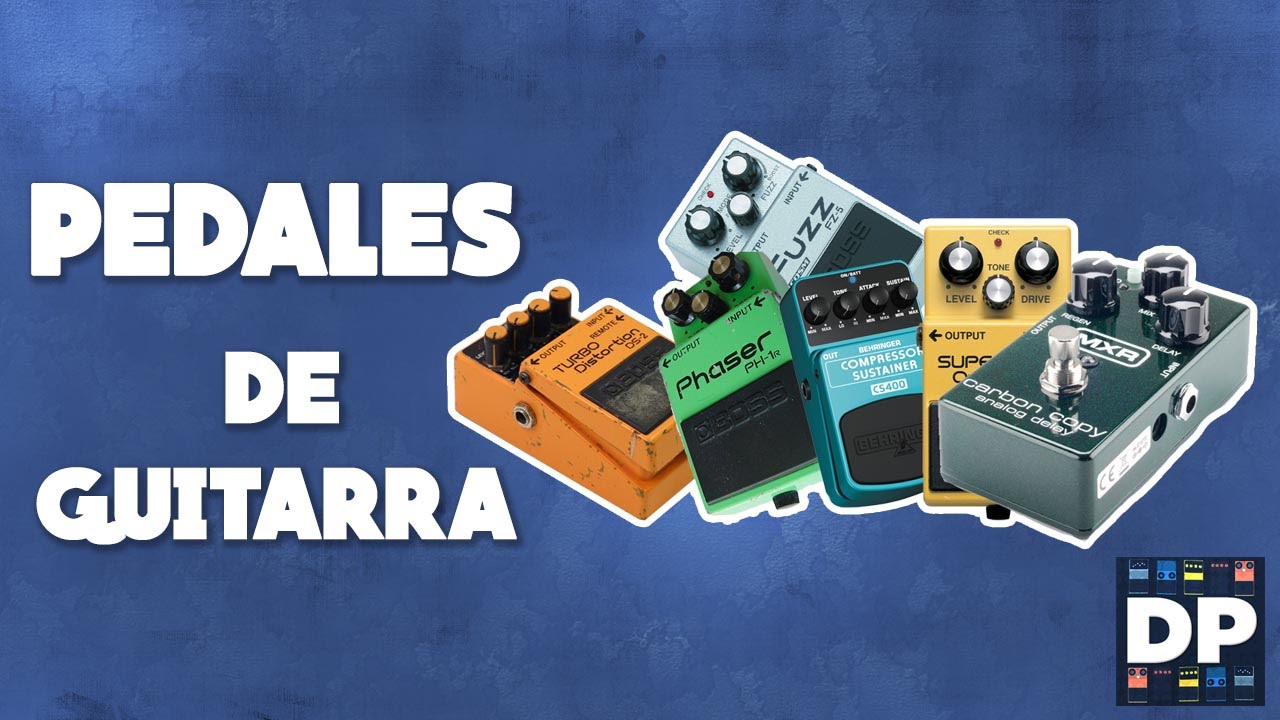 Tipos de Pedales de Guitarra! Distorsión, Delay, Reverb, Chorus y más!