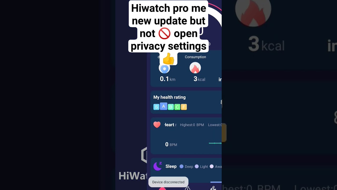 Hiwatch pro app me new update but 🚫 not open privacy 🔏 settings 👍😰 #music #like #subscribe #viral 👍👍