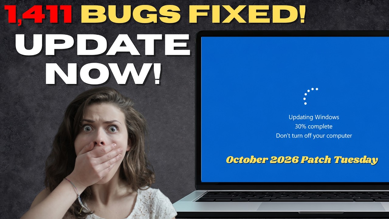 Microsoft Just Patched 1,411 Flaws... Update Windows IMMEDIATELY!