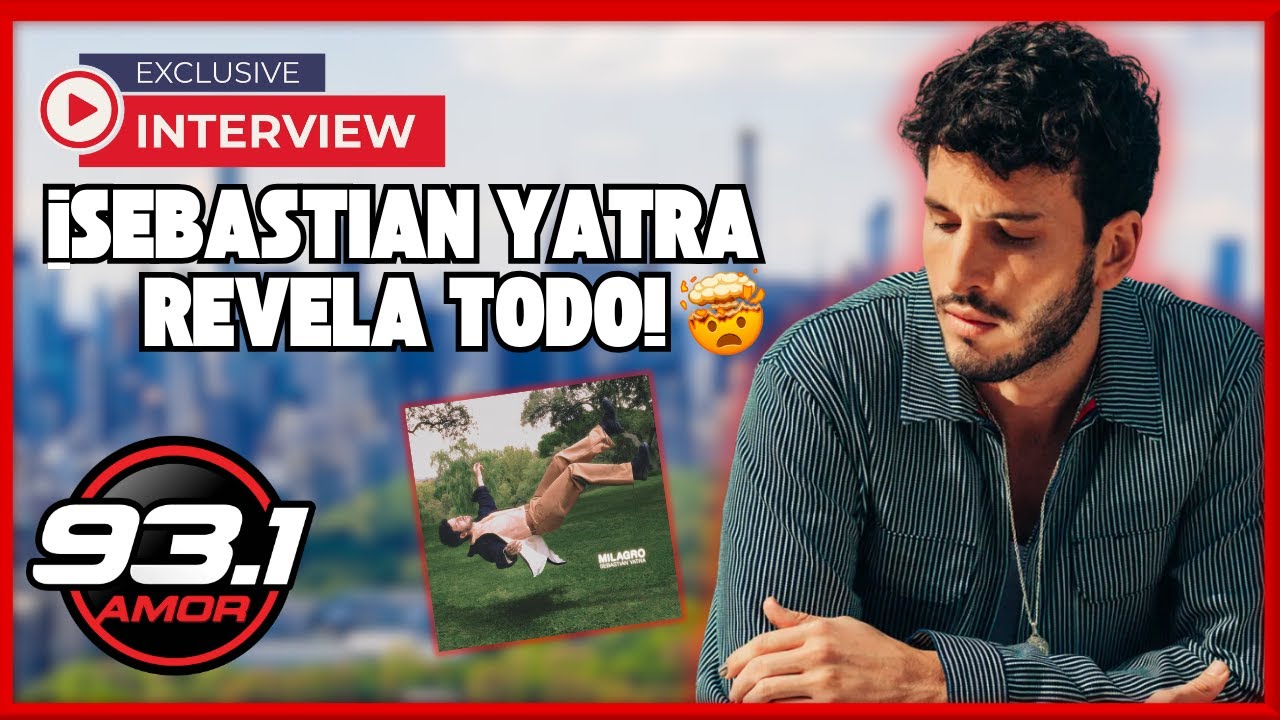 ¡Sebastián Yatra sorprende en la cabina de radio!
