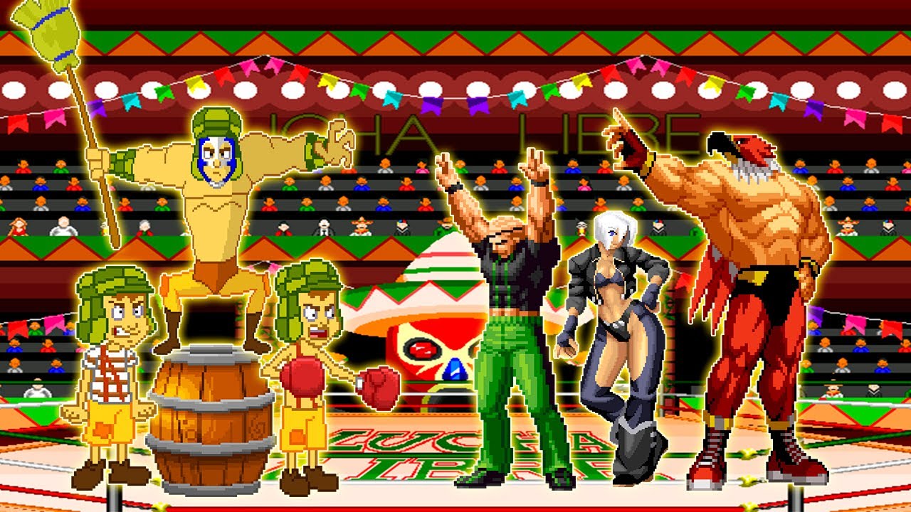 [KOF Mugen] El Chavo VS Equipo México!!