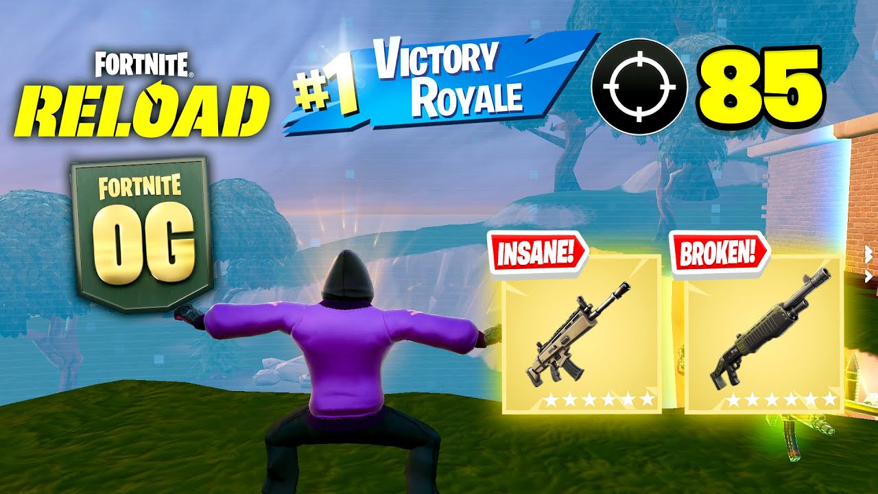 OG Fortnite Reload | High Kill Gameplay | Keyboard & Mouse