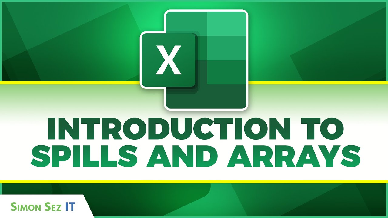 Введение в разливы и массивы в Microsoft Excel 2021/365