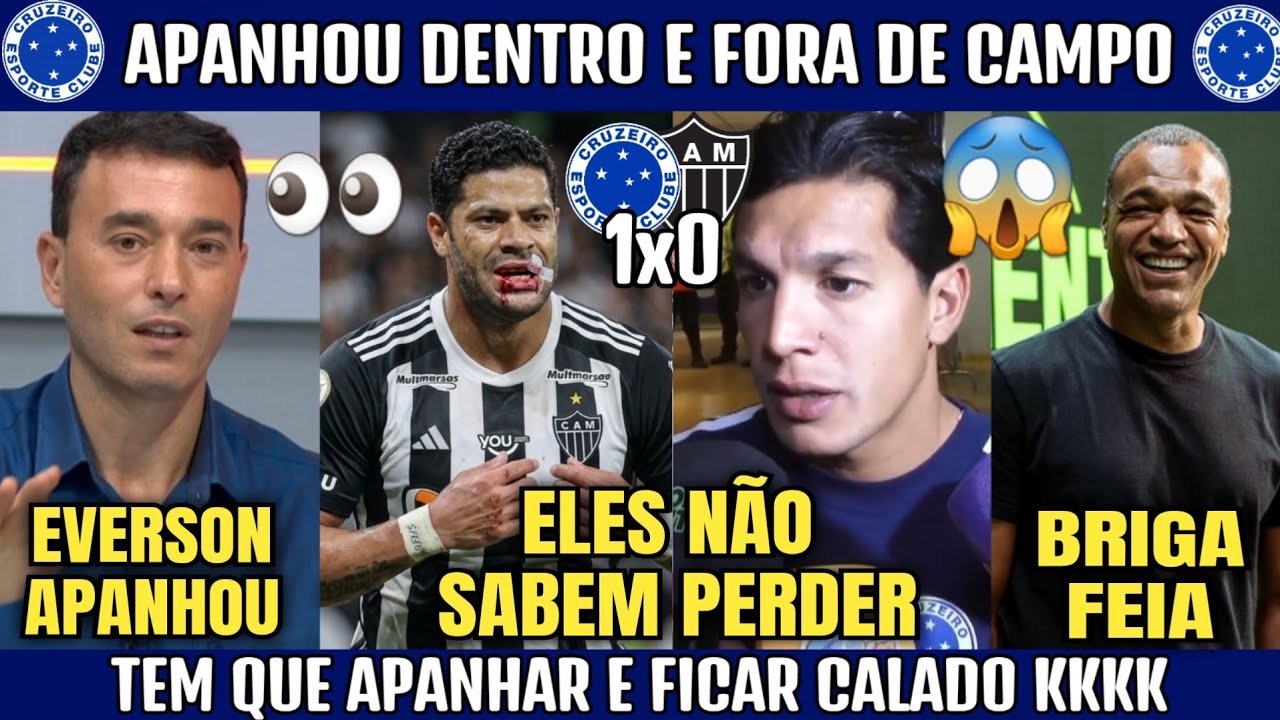 👏🦊 DENILSON SHOW E RIZEK ZUARAM O ATLÉTICO MG! APANHOU DENTRO E FORA DE CAMPO E LUCAS ROMERO FALOU.