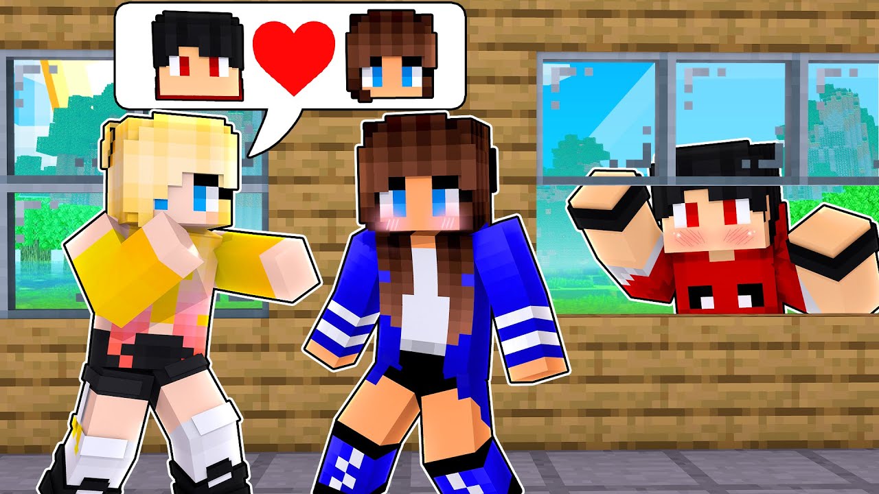 ESPIONEI AS MENINAS NA FESTA PROIBIDA no Minecraft