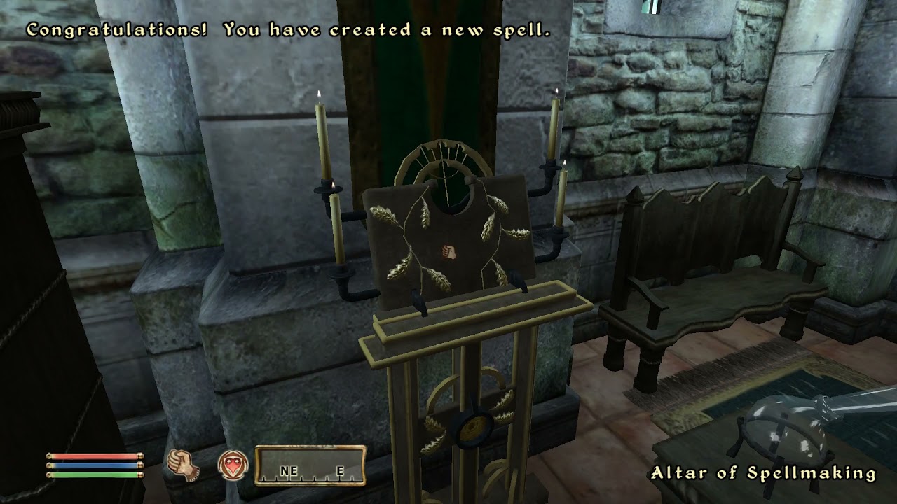 Oblivion “Spell Stacking” Glitch