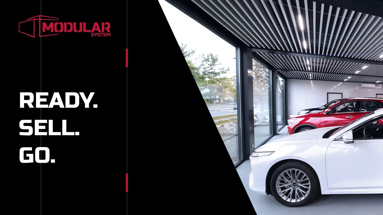 We Have Built a Modular Car Showroom