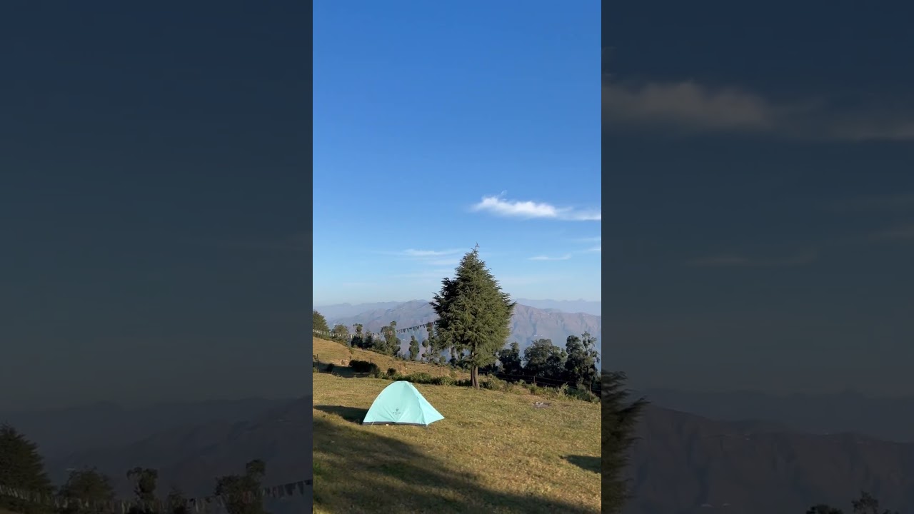 Camping in mussoorie. #uttarakhand