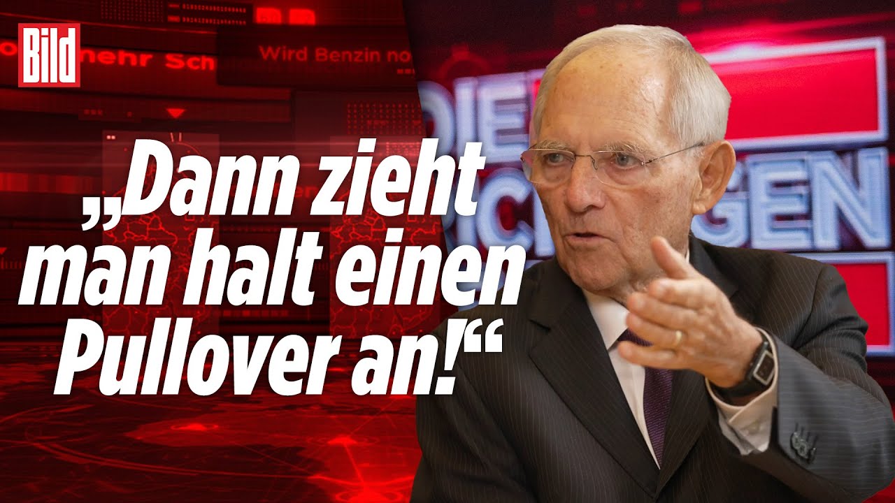 „Putins Drohungen dürfen uns nicht einschüchtern!“ | Wolfgang Schäuble | Die richtigen Fragen
