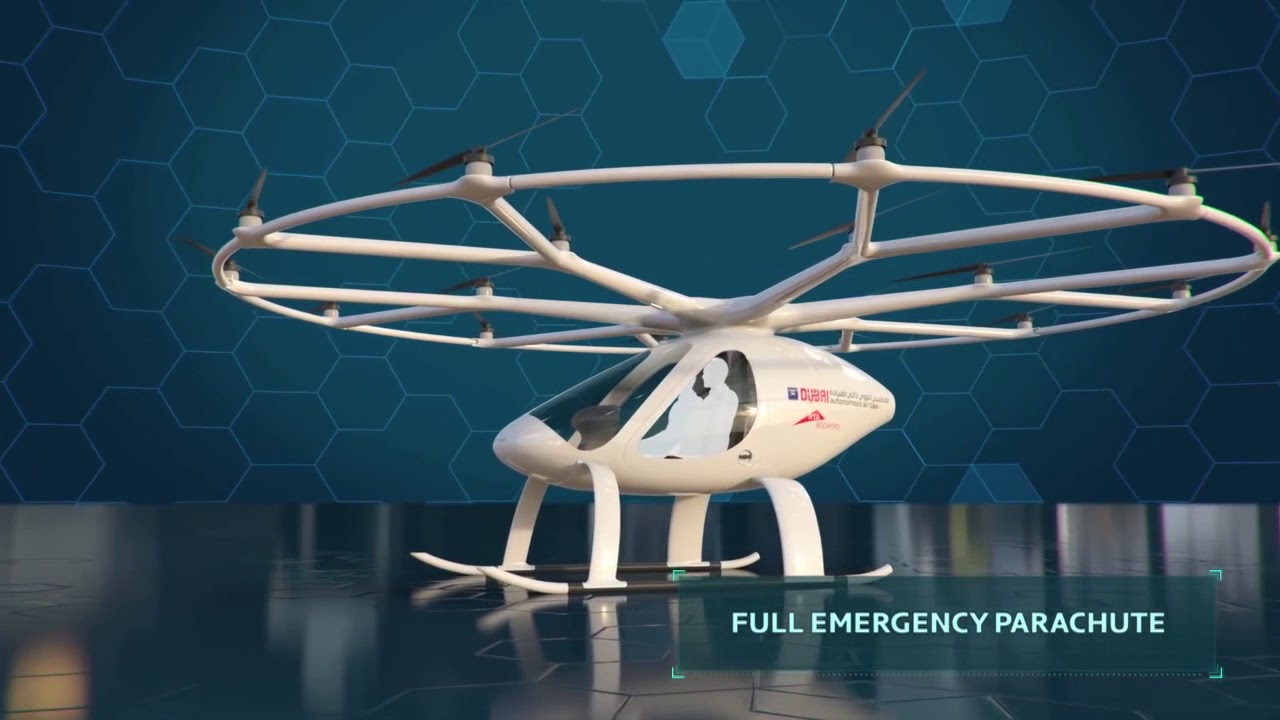 Dubai's self-flying taxi makes first concept flight
