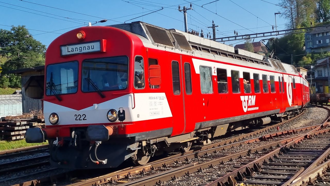 SlowUp Emmental mit RBDe 566 I und VHE-Dampfzug
