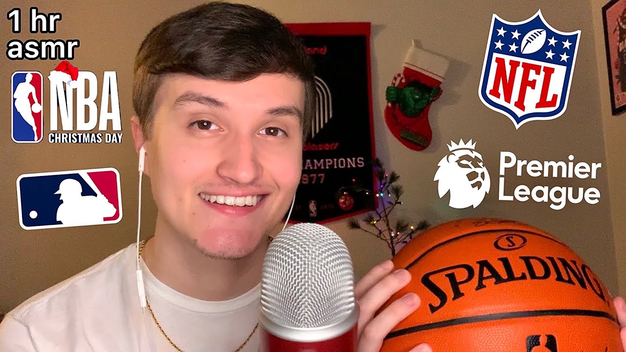 ASMR | Whispering About All Sports Until You Sleep 😴⚽️ (1 hour)