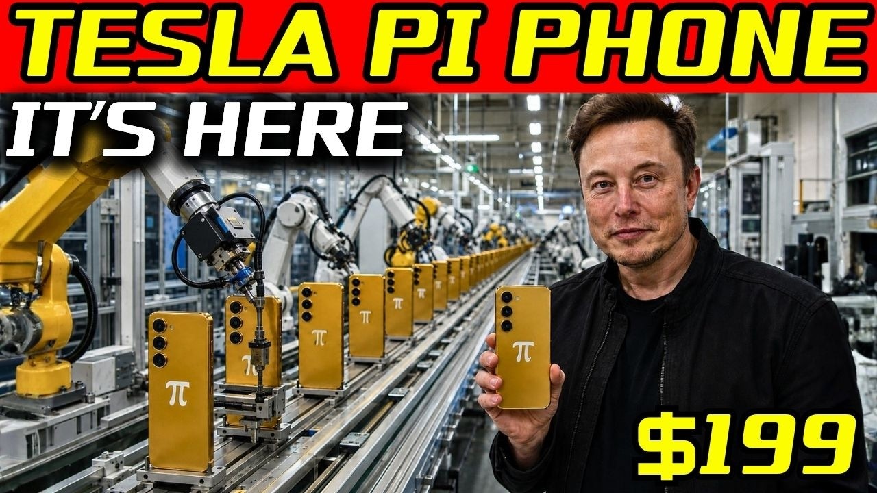 Смартфон Tesla Pi за $199: 7000 Starlink, аккумулятор 6800 мАч, титан, солнечная зарядка и связь ...