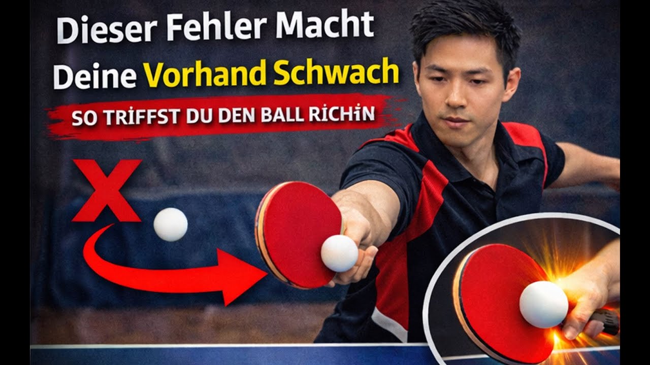 Dieser Fehler macht deine Vorhand schwach – so triffst du den Ball richtig