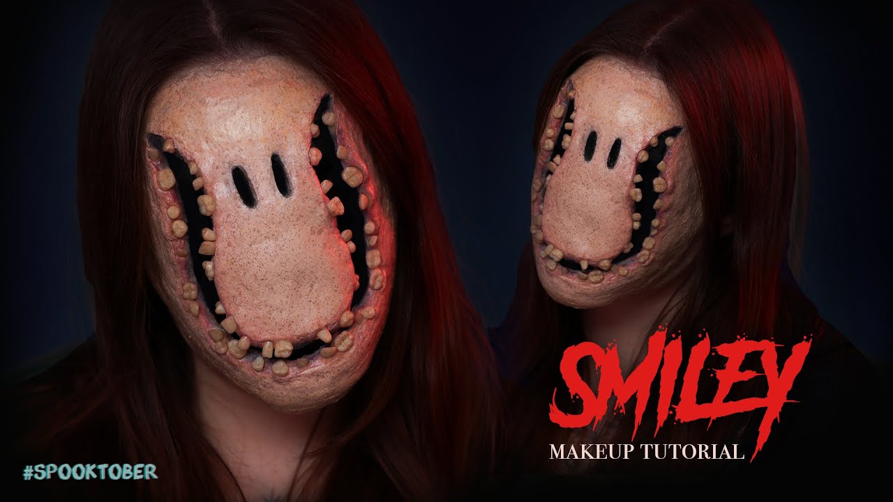 SMILEY 🙂 SFX Halloween Makeup Tutorial #spooktober