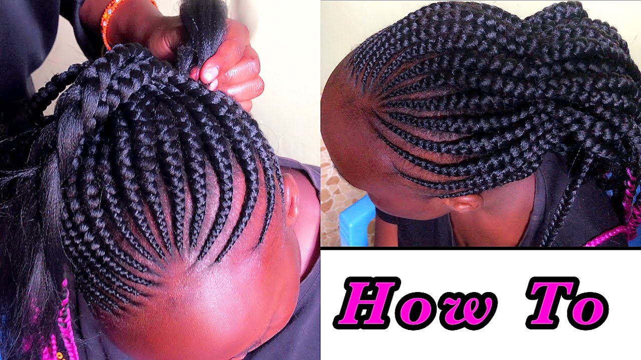 #8  Ghanian Braiding ||What makes ghana lines look like a pencil | Gripping hair roots