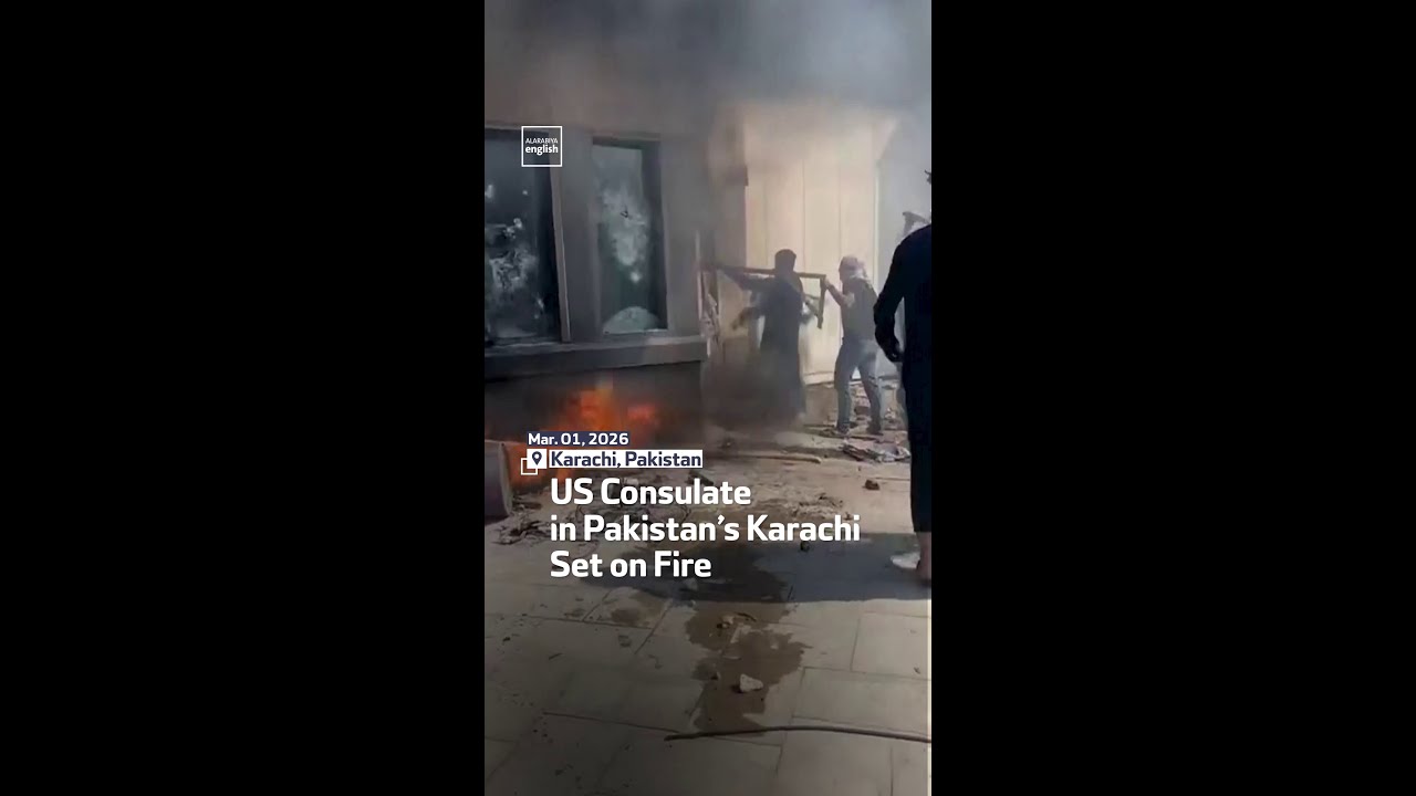 US Consulate in Pakistan&rsquo;s Karachi Set on Fire