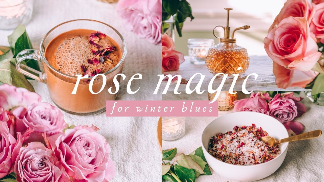 ВОЛШЕБНЫЕ РЕЦЕПТЫ И САМОДЕЛКИ С РОЗАМИ 🌹✨ Спрей для комнаты с розой, горячий шоколад и соль для ванн