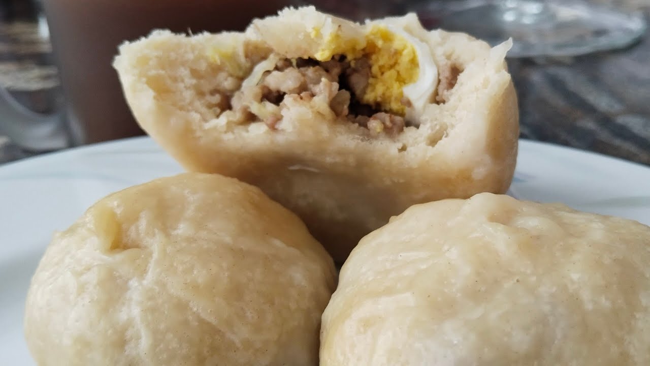Delicious Simple Pork Buns/ នុំប៉ាវទន់ឆ្ងាញ់/ Nom Pao #khmercookingfood #breakfast #dejeuner