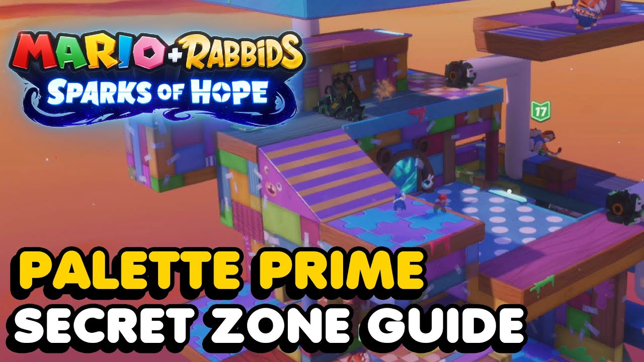 Mario + Rabbids Sparks Of Hope - Palette Prime Secret Zone Walkthrough